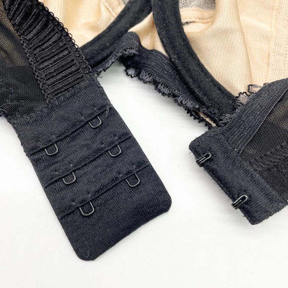 Fantasie Womens 34H Susanna Mesh Lace Side Support Underwire Bra Black FL-2402 - Picture 7 of 9